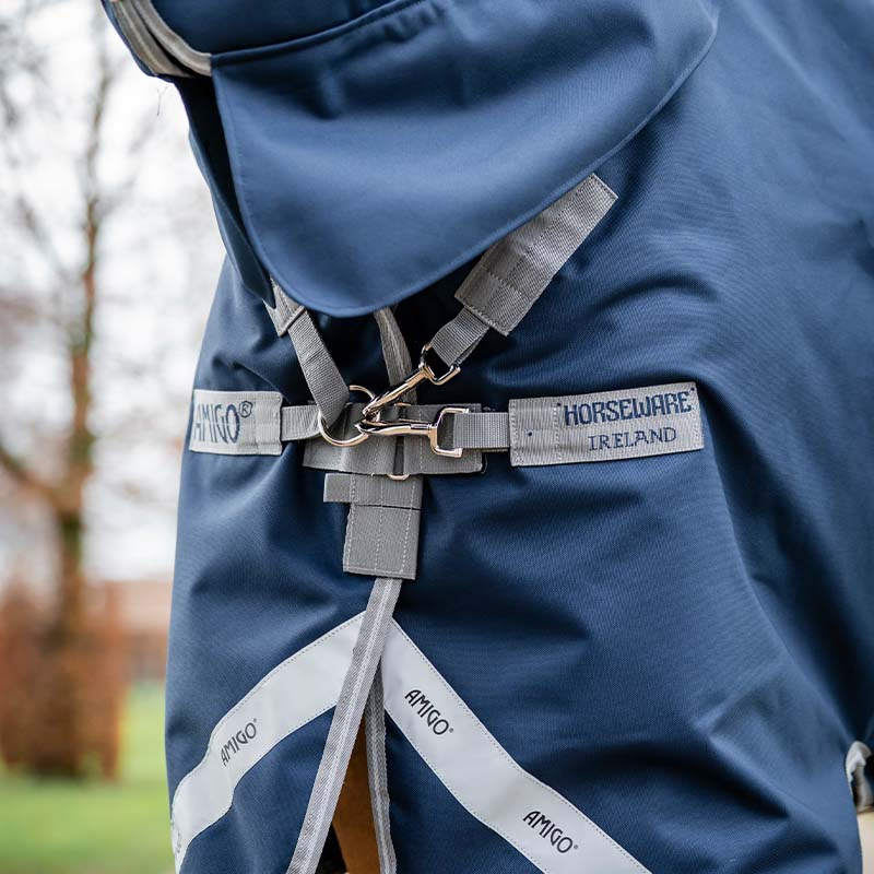 Derka padokowa Amigo Integrated 1200D 150g Granatowo/Szaro/Srebrna