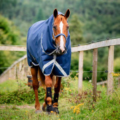 Derka przeciwdeszczowa Amigo Plus 1200D 50g Granatowo/Szaro/Srebrna Derka przeciwdeszczowa Amigo Plus 1200D 50g Granatowo/Szaro/Srebrna