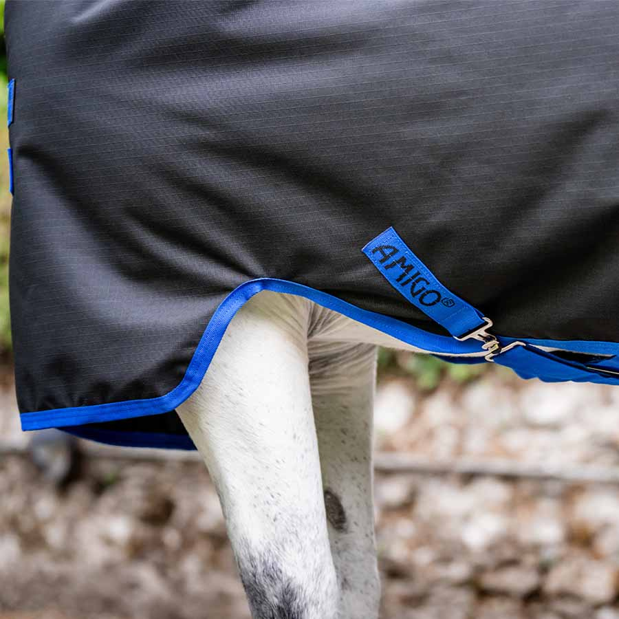 Derka przeciwdeszczowa Amigo Ripstop 900D 0g Pony Czarno/Niebieska