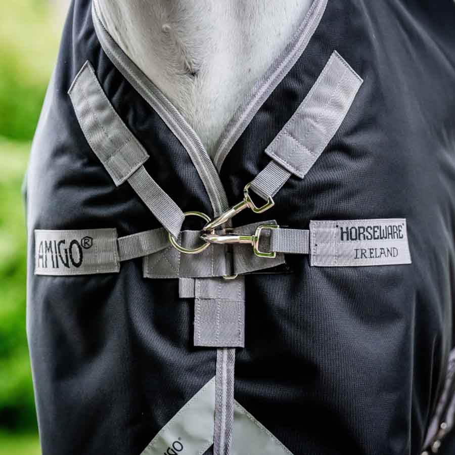 Derka padokowa z kapturem Amigo Bravo 12 Plus 100g Czarno/Szara