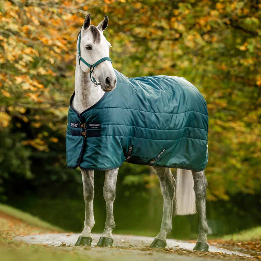 Derka stajenna Amigo Insulator Ripstop 210D 100g Zielono/Granatowo/Srebrna