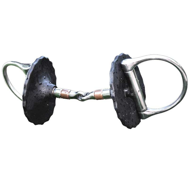 Śliniaki do wędzidła Gel Brązowe