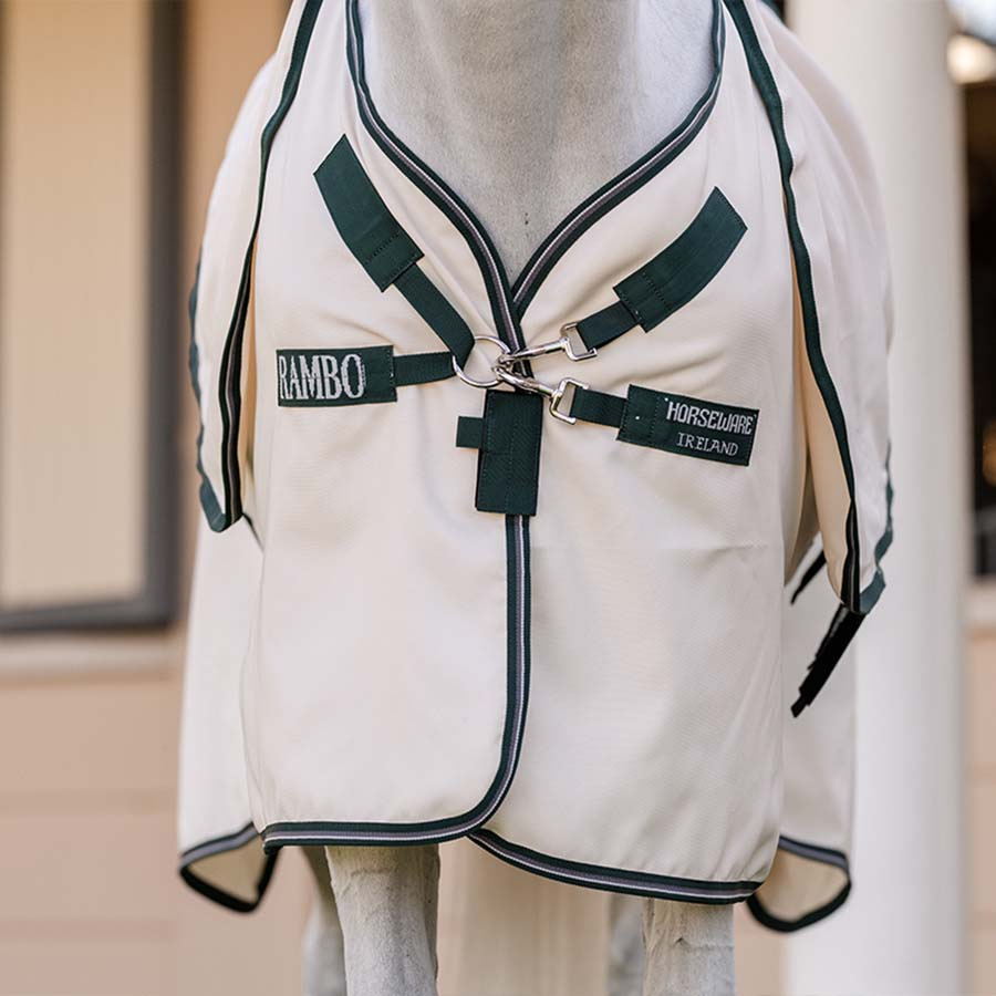 Derka przeciw owadom i świądowi Rambo Hoody XL Beżowo/Zielono/Srebrna