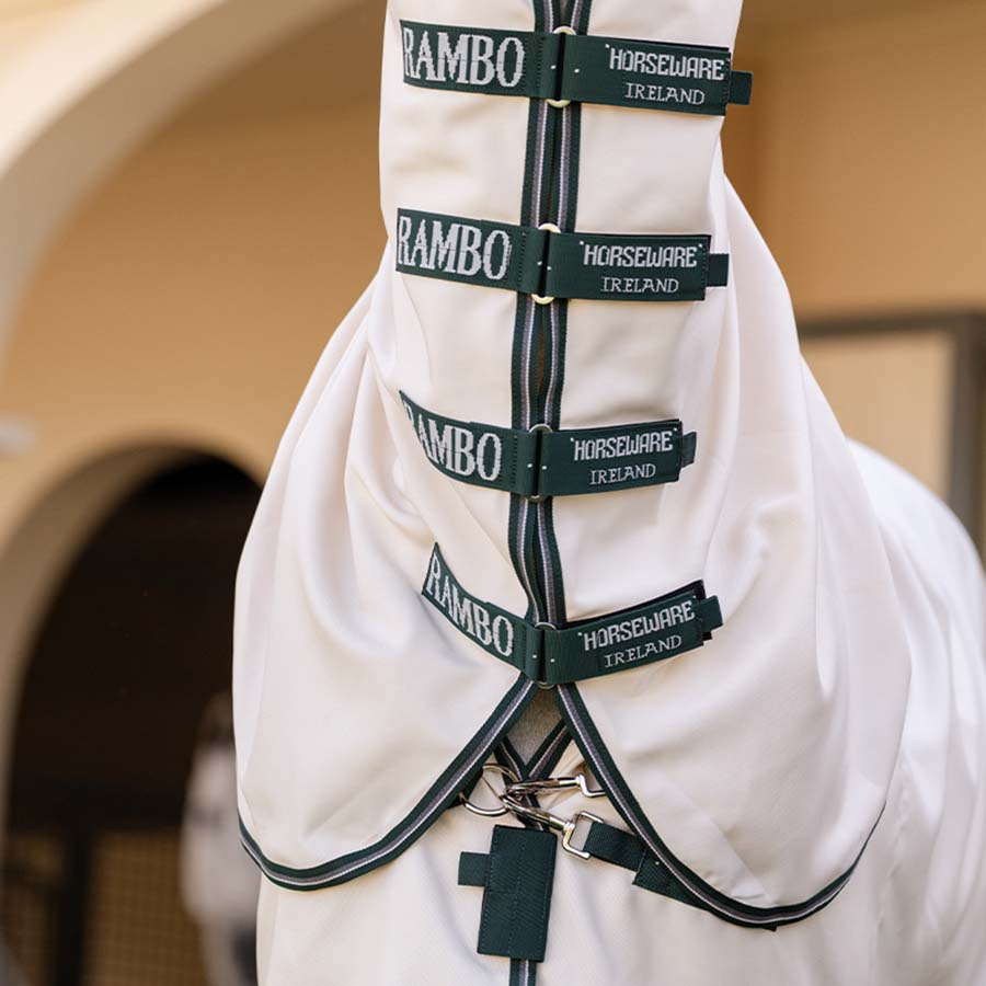 Derka przeciw owadom i świądowi Rambo Hoody XL Beżowo/Zielono/Srebrna