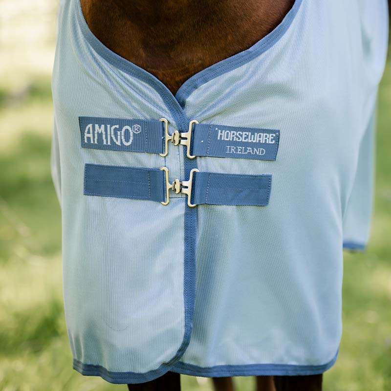 Derka przeciw owadom Amigo Bug Rug Plus Błękit/Niebiesko/Srebrna