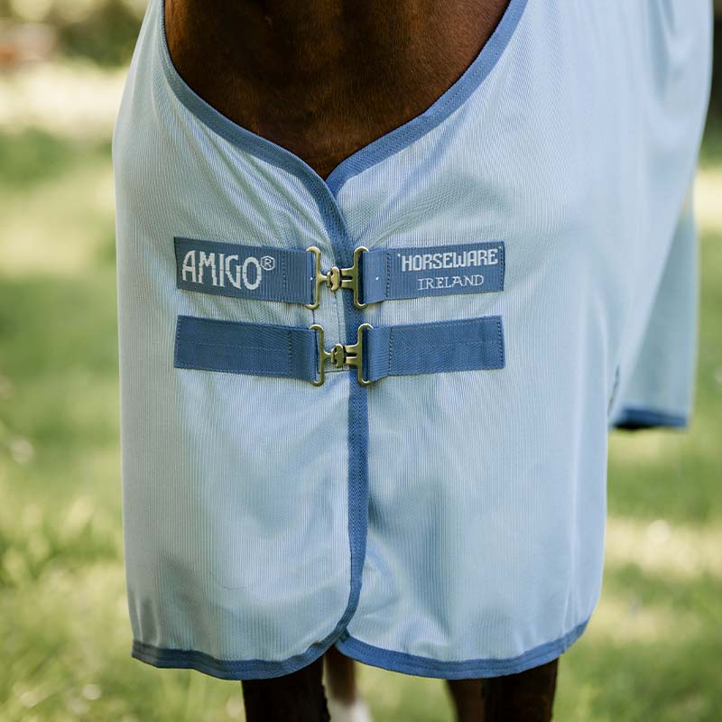 Derka przeciw owadom Amigo Bug Rug Błękit/Niebiesko/Srebrna