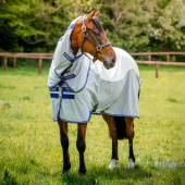 Derka letnia/przeciw owadom Amigo Airflow Plus Biało/Szaro/Niebieska Derka letnia/przeciw owadom Amigo Airflow Plus Biało/Szaro/Niebieska