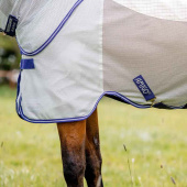 Derka letnia/przeciw owadom Amigo Airflow Plus Biało/Szaro/Niebieska Derka letnia/przeciw owadom Amigo Airflow Plus Biało/Szaro/Niebieska