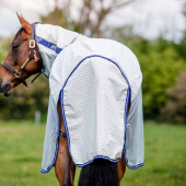 Derka letnia/przeciw owadom Amigo Airflow Plus Biało/Szaro/Niebieska Derka letnia/przeciw owadom Amigo Airflow Plus Biało/Szaro/Niebieska