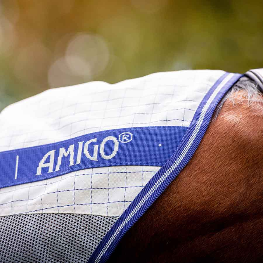 Derka letnia/przeciw owadom Amigo Airflow Plus Biało/Szaro/Niebieska