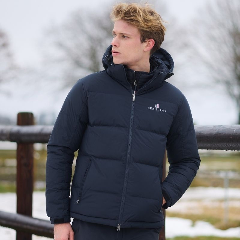 Kurtka jeździecka Classic Unisex Down Granatowa