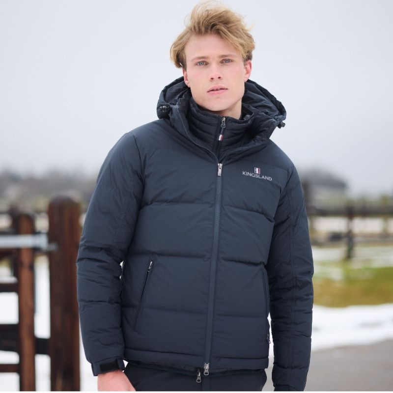Kurtka jeździecka Classic Unisex Down Granatowa