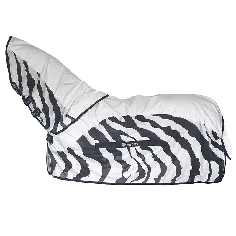Derka przeciw owadom Buzz-Off Rain Zebra odpinany kaptur