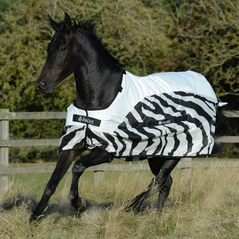 Derka przeciw owadom Buzz-Off Rain Zebra odpinany kaptur
