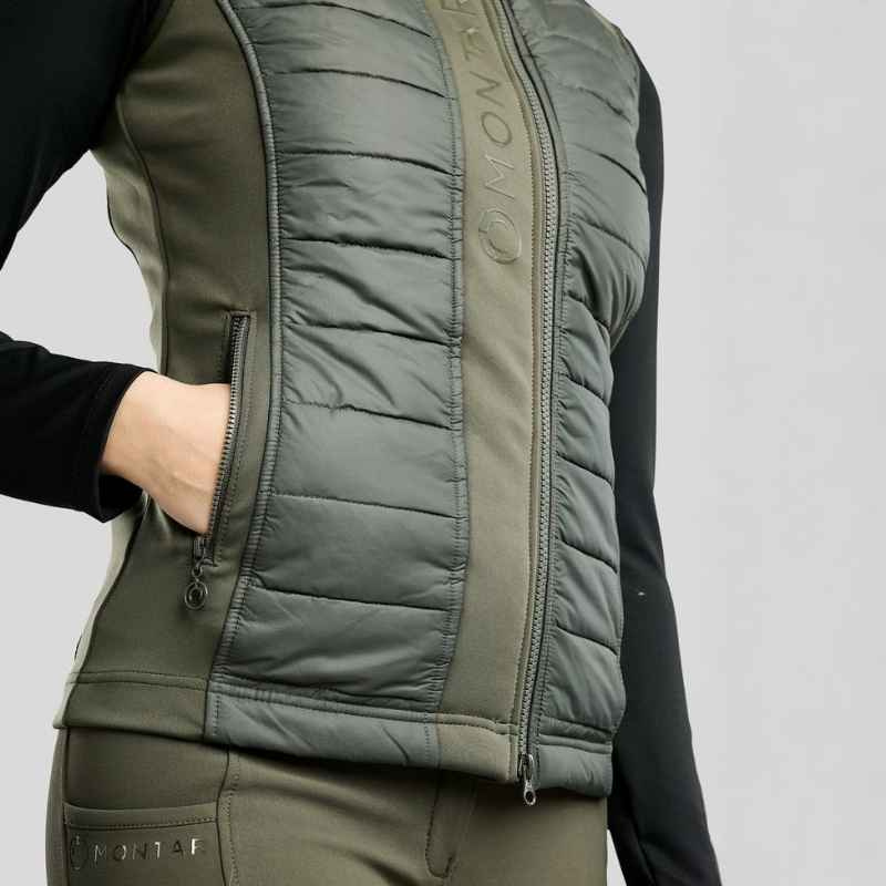 Kamizelka hybrydowa Emma Softshell Forest Green