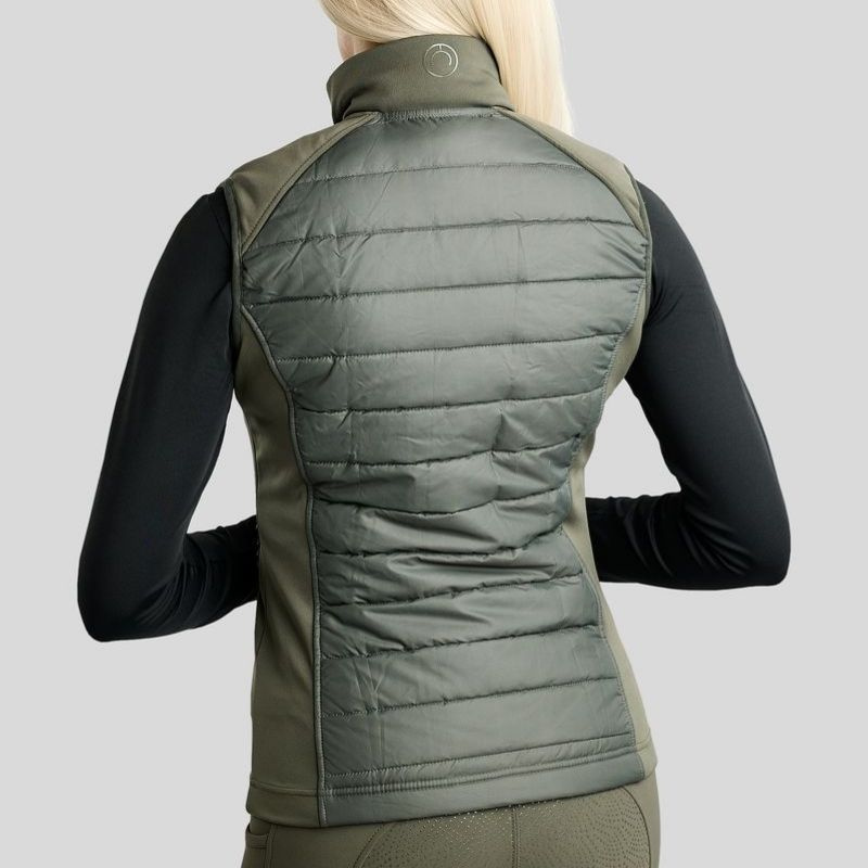 Kamizelka hybrydowa Emma Softshell Forest Green
