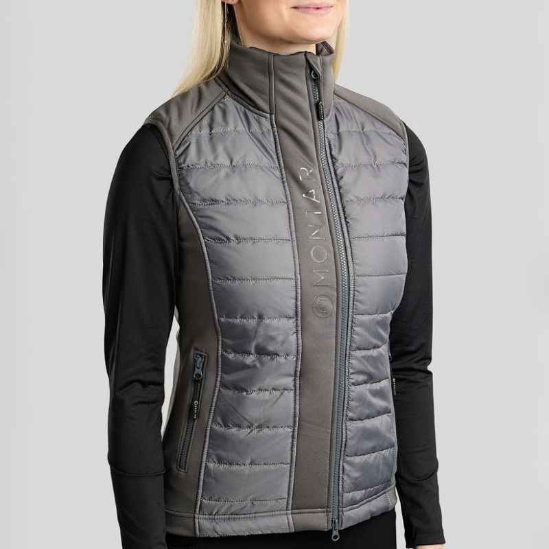 Kamizelka hybrydowa Emma Softshell Szara