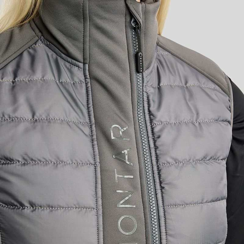 Kamizelka hybrydowa Emma Softshell Szara