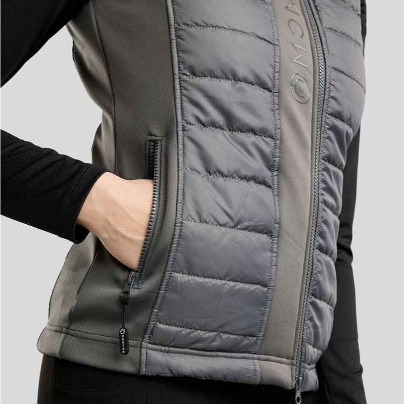 Kamizelka hybrydowa Emma Softshell Szara