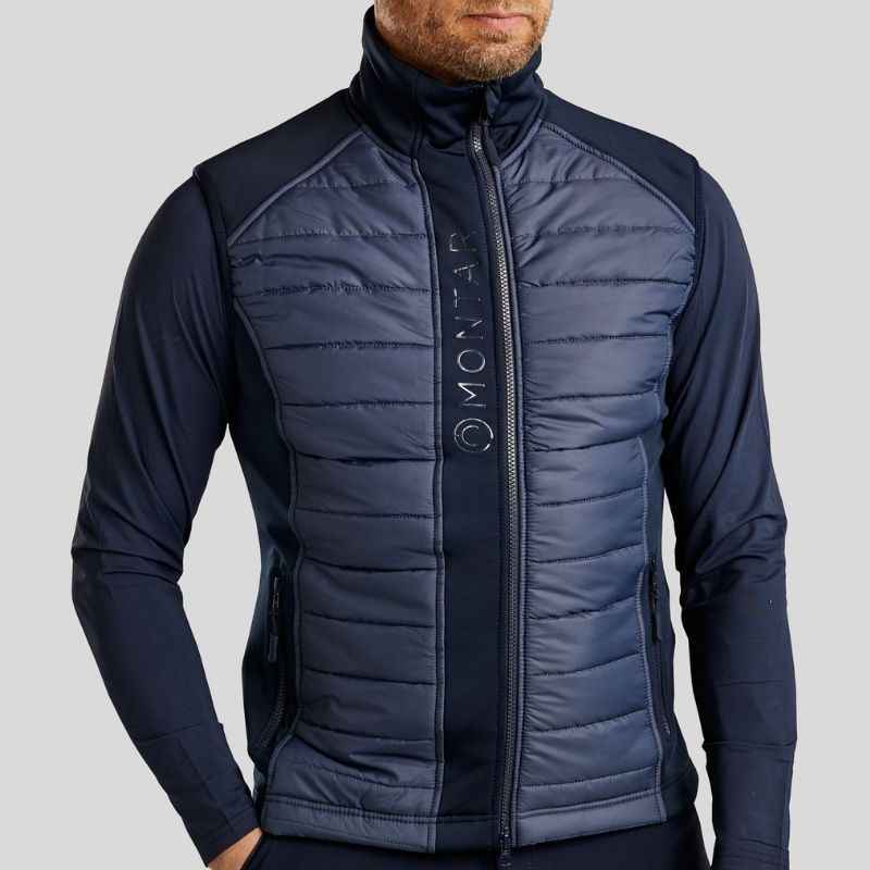 Kamizelka hybrydowa męska Emanuel Softshell Granatowa