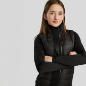 Kamizelka hybrydowa Dzieci/Junior Emma Softshell Czarny Kamizelka hybrydowa Dzieci/Junior Emma Softshell Czarny