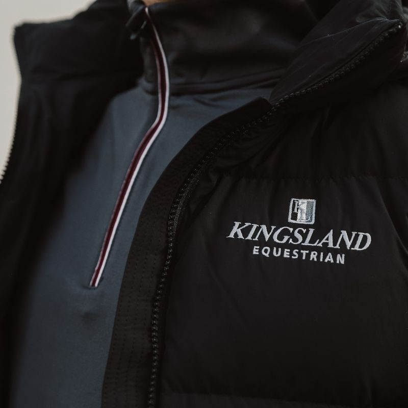 Kamizelka jeździecka Classic Unisex Down Czarna