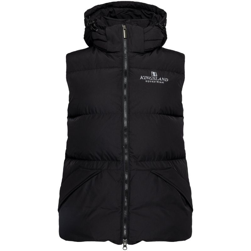 Kamizelka jeździecka Classic Unisex Down Czarna