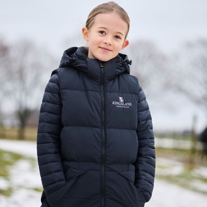 Kamizelka jeździecka Classic Unisex Down Granatowa