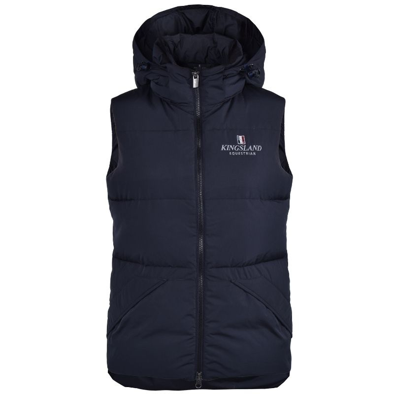 Kamizelka jeździecka Classic Unisex Down Granatowa