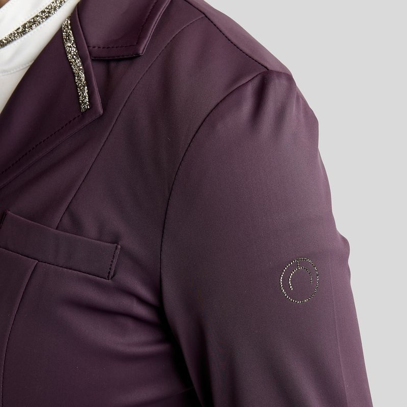 Frak ujeżdżeniowy MoKylie Softshell Gun Metal Crystals Fig