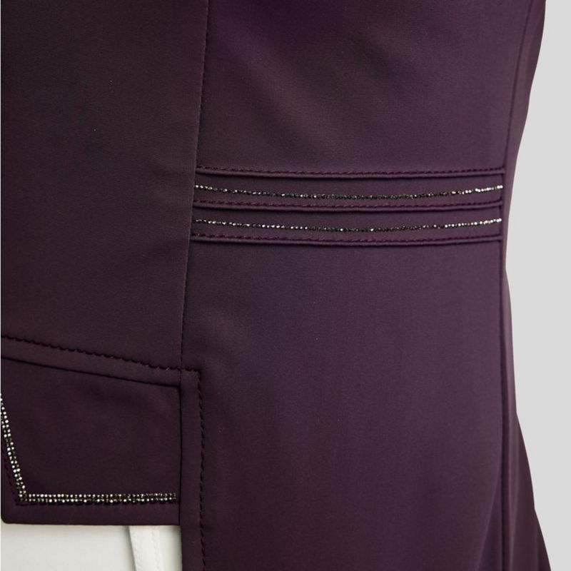 Frak ujeżdżeniowy MoKylie Softshell Gun Metal Crystals Fig
