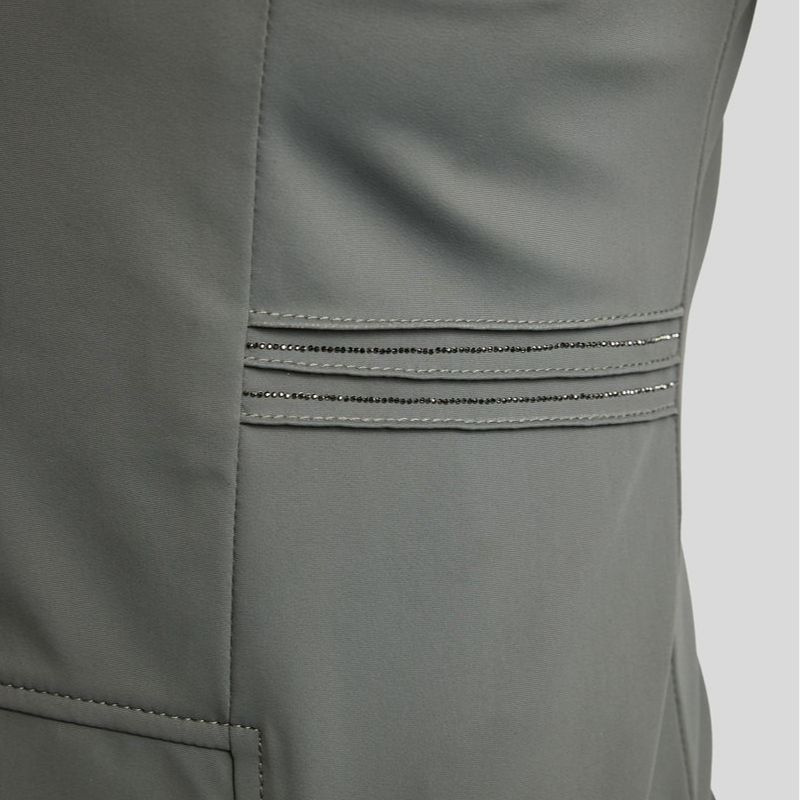 Frak ujeżdżeniowy MoKylie Softshell Gun Metal Crystals Szary