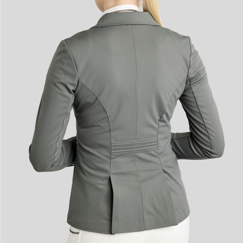 Frak ujeżdżeniowy MoKylie Softshell Gun Metal Crystals Szary