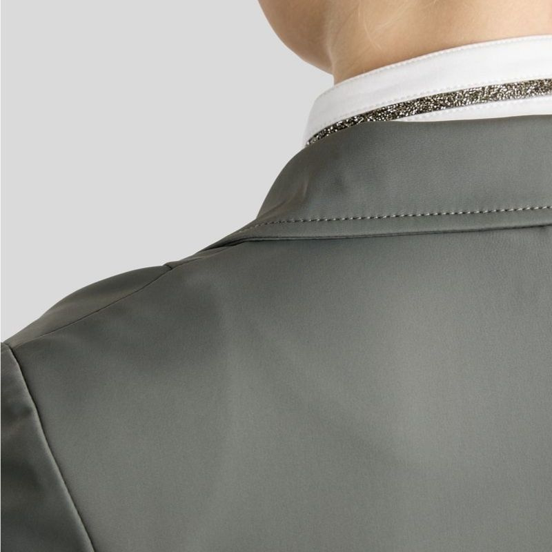 Frak ujeżdżeniowy MoKylie Softshell Gun Metal Crystals Szary
