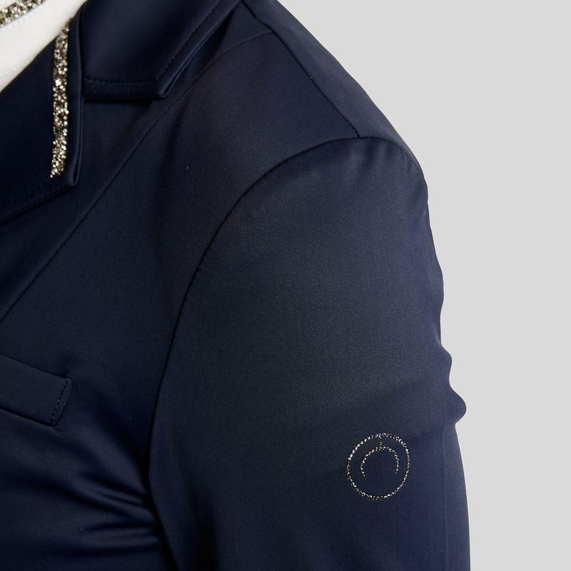 Frak ujeżdżeniowy MoKylie Softshell Gun Metal Crystals Granatowy