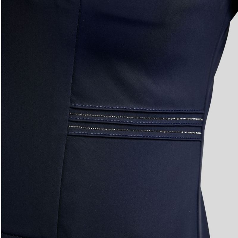 Frak ujeżdżeniowy MoKylie Softshell Gun Metal Crystals Granatowy