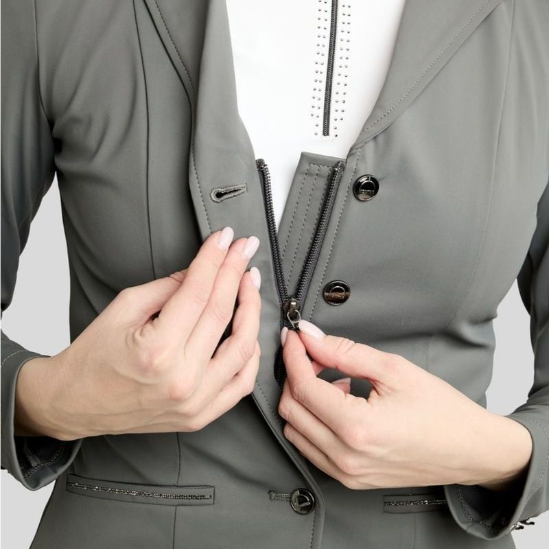 Frak MoKira Softshell Gun Metal Crystals Szary