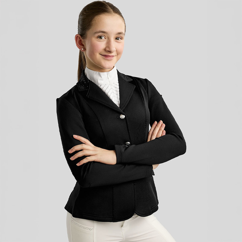 Frak konkursowy Dzieci/Junior Crystals Czarny
