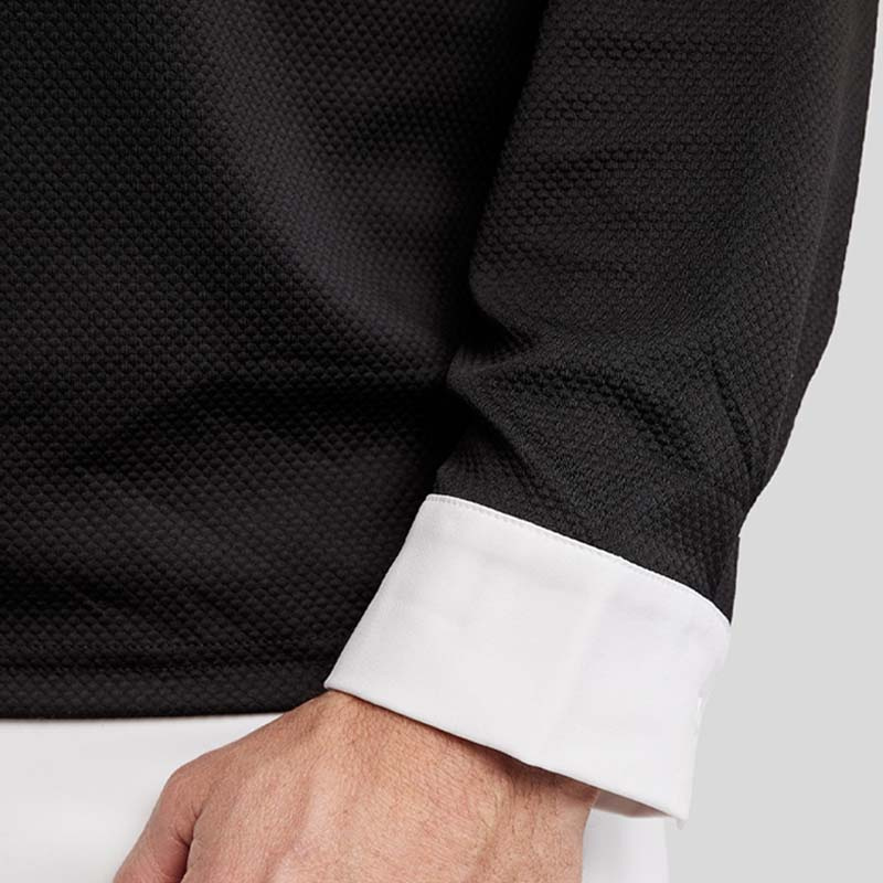 Koszula konkursowa męska MoWill Long Sleeve Czarna