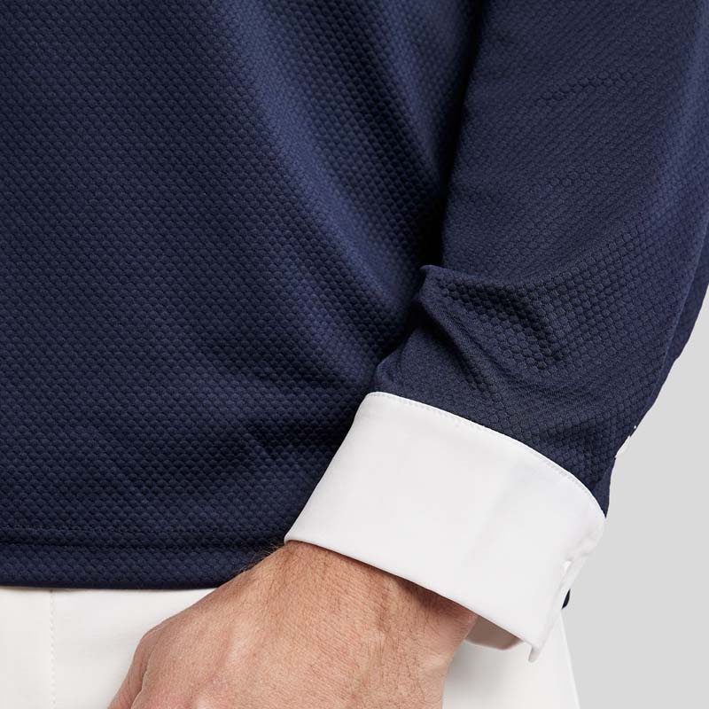 Koszula konkursowa męska MoWill Long Sleeve Granatowa