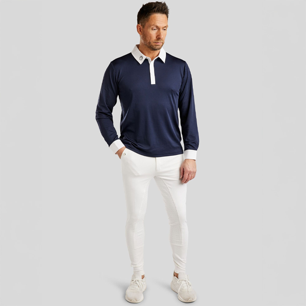 Koszula konkursowa męska MoWill Long Sleeve Granatowa