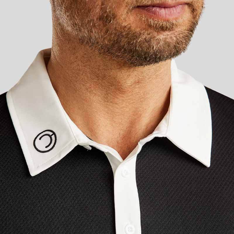 Koszula konkursowa męska MoWill Short Sleeve Czarna