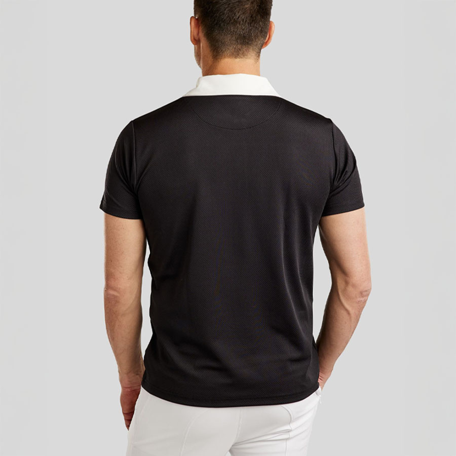 Koszula konkursowa męska MoWill Short Sleeve Czarna