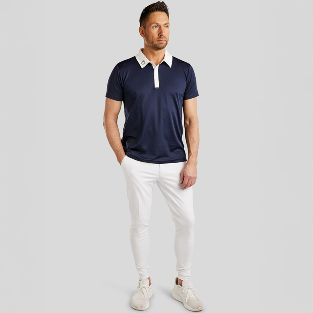 Koszula konkursowa męska MoWill Short Sleeve Granatowa