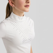 Top konkursowy Dzieci/Junior Bling Biały Top konkursowy Dzieci/Junior Bling Biały