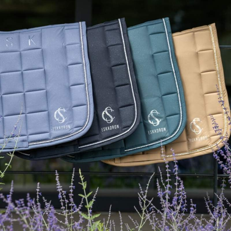 Czaprak ujeżdżeniowy Biq Square Sparkle Classic Sports Zielony