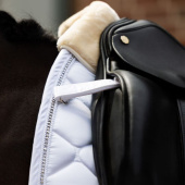 Czaprak ujeżdżeniowy Satin Crystal Biały Czaprak ujeżdżeniowy Satin Crystal Biały