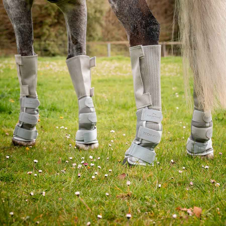Ochraniacze na nogi Rambo Tech Fit Flyboot Srebrne