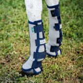 Ochraniacze przeciw owadom Fly Boots Srebrny/Granatowy Ochraniacze przeciw owadom Fly Boots Srebrny/Granatowy