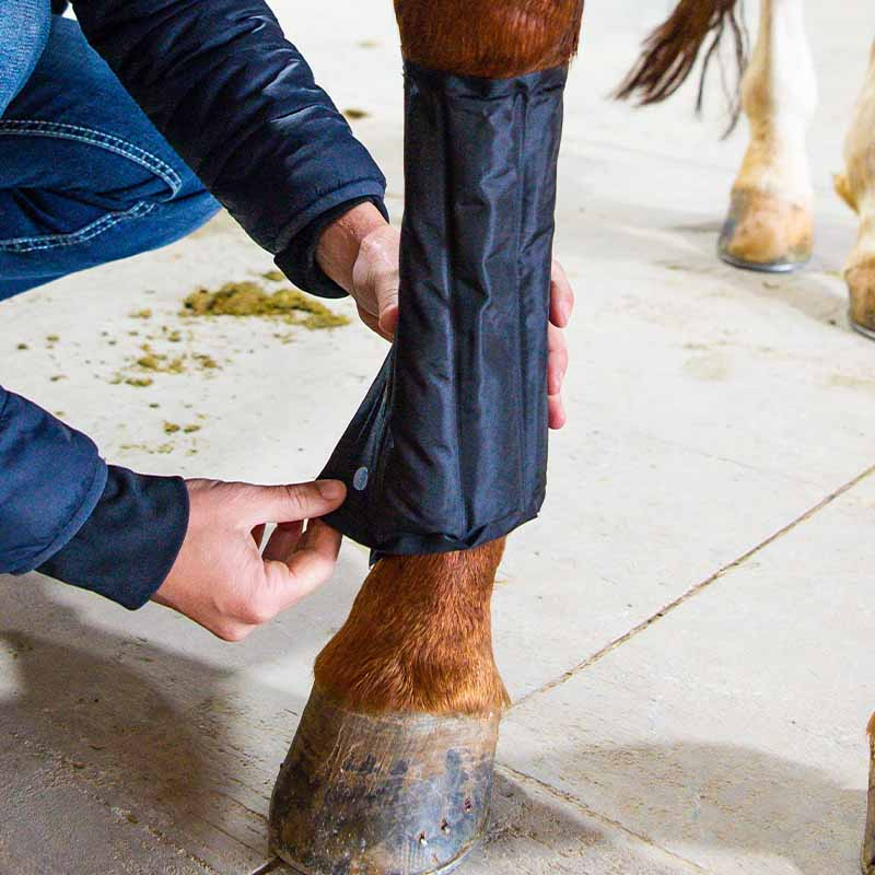 Ochraniacze chłodzące Ice-Vibe LED Czarno/Niebieskie